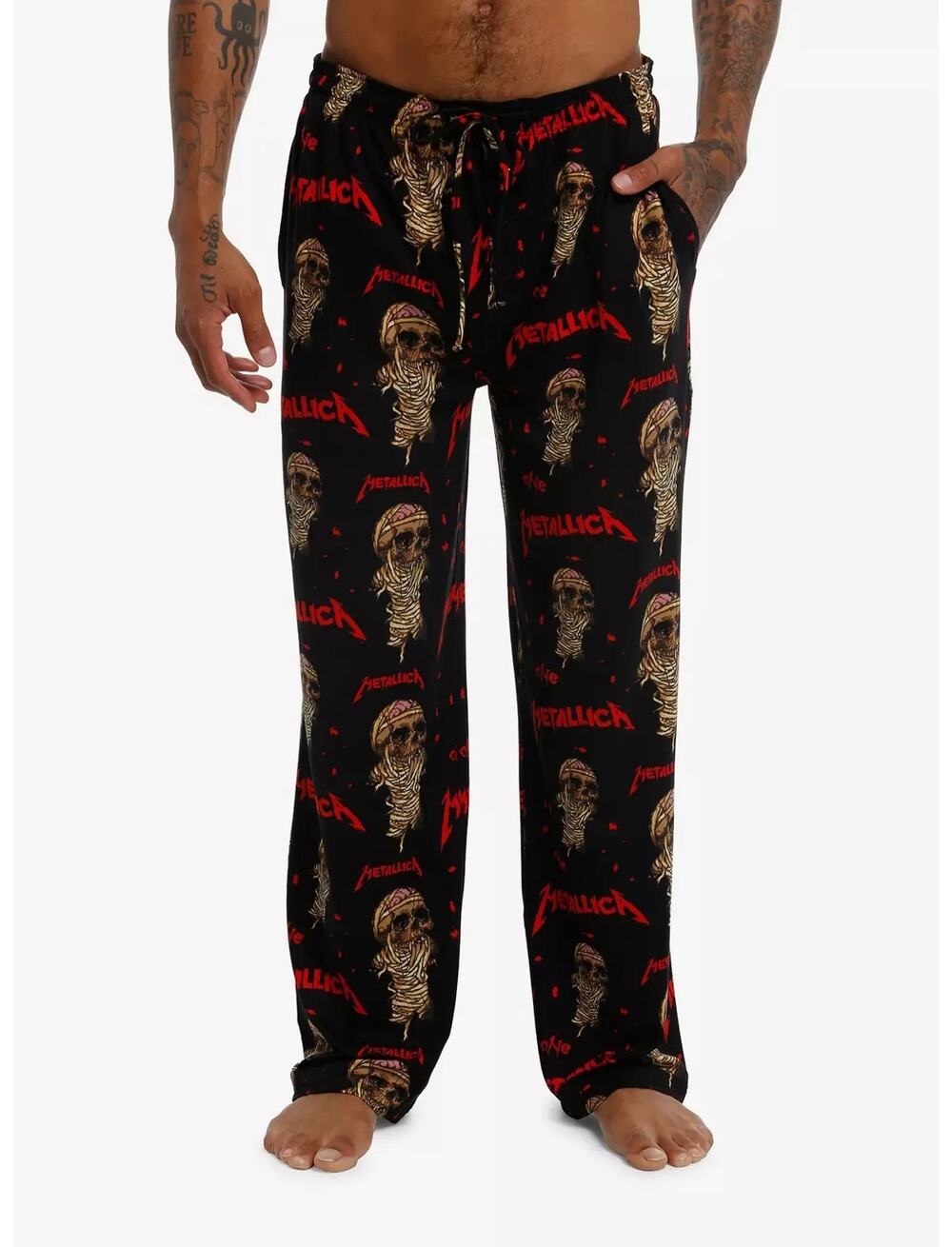 Metallica One Allover Print Pajama Pants 2XL 44-46 New